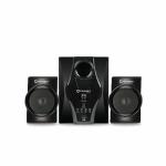 TRUVISON TV-2085BT 2.1 Channel Multimedia Speaker System|Home Theatre System, RMS - 60 Watts, Bluetooth Connectivity, with Supporting SD Card,USB,AUX,FM & Remote Control, Black