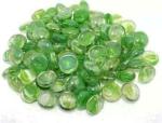 Kapoor Pets Fish Tank Decor Green Round Glass Gravel Aquarium Decoration 0.45 kg