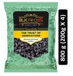 BLK Foods Select Black Raisin (Kali drakh) Seedless 800g (4 X 200g)