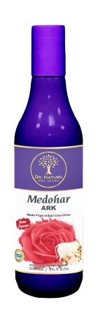 Dr. Nature Medohar Ark- 500ML ( Rose Flavour) | Ayurvedic Medicine | Gomutra(Cow's Urine) | for Weight, Fat Management and Overall Body Wellness & Immunity Booster(Pack of 6)