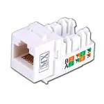 MX 90 Degree RJ45 Utp Cat.6 Keystone Jack for Projector, Laptop, Server, Television, Router