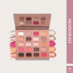 Glam21 Muse Eyeshadow Palette 20 Colour | Ultra-pigmented Formula in Mattes & Shimmers-Trance-01,30g