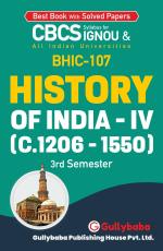 BHIC-107 History of India-IV (c 1206-1550)_Gullybaba.com Panel_Paperback_360