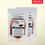 The Pickle Story - Garlic Chilly Flakes - Ellipaya Karam - Pack of 2 160 Grams (80 Grams X2)