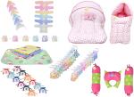 Kwitchy Baby Products All New Born Combo Daily Needs Items (Multicolor, 0-6 Months)