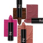 PERPAA Creamy Matte Lipstick Combo Set Of 4 Bright Long Stay Intense Color 3.5gm Each|Nude, Brown, Dark Pink, Brick Red