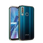 Clickaway Vivo Y15 2019 Cover Premium Elegant Chrome Electroplated Case with Top Notch Quality All Side Protection Raised Edges (Green)