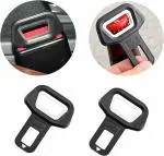 BEGMEAN 2 Pack Seat Belt Clip, Seatbelt Clips Alarm Stoppers for Car Seat Belt Buckles Universal Car Metal Tongue for Most Cars with in-Built Bottle Opener