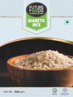 Future Foods Diabetic Rice - 500 gram, Low GI Rice, Diabetic Friendly White Rice Delight Rice
