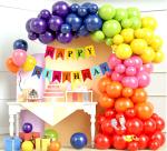 SV Traders Multi Color Balloon Arch Decoration Garland Kit Of 121 Pcs-