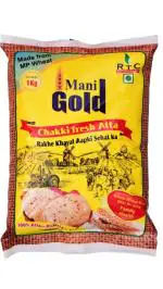 Mani Gold Atta - 1 KG (PACK OF 5)+ AQUA GOLD 4U