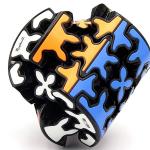 Hawkister QiYi Cylinder Gear 3x3 Speed Cube, Smooth Turning Barrel Gear Cube Puzzles (Tiled)