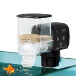 Qpets 250Ml Automatic Fish Feeder Aquarium Automatic Fish Feeder With 3 Timer, Moisture-Proof Fish Food Dispenser Electric Auto Fish Food Dispenser Adjustable Feeding Amount(Not Including Battary)