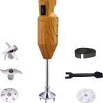 Grinish Wooden Dark WO112 350 W Hand Blender