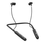 RD EM-500 Bluetooth Earphone, 13mm Drivers, Upto 48 Hours Playtime, Bluetooth v.5.2, 5 EQ Mode with FM Mode, IPX4 Sweatproof Neckband for Running, Gyming & Sports - Black