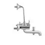 Hindware F280022Cp Flora Wall Mixer Chrome (Pack of 1)