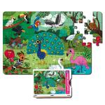 Mini Leaves Multicolor Wood Wooden Puzzles 60 months (Pack of 60)