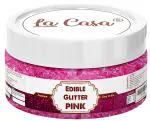 La Casa Edible Glitter - Pink 9 Gm