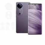 ISAAK Back Camera Lens Protector compatible with Vivo V40 5G (Pack of 4)