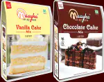 Maayka - Vanilla Cake Mix & Chocolate Cake Mix (Pack of 2)