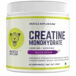 Muscle Asylum Creatine Monohydrate Powder Black Grape, Pack of 250gm, (62 Servings)