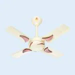 Athots Catus Ultra High Speed 24 Inch With CNC Winding 600 mm Anti Dust 4 Blade Ceiling Fan (Ivory, Pack of 1)