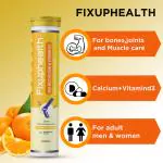 Fixuphealth Calcium 500mg Vit D3 Strong Bone 20 tablets & Natural Amla 1000mg Vit C 20 tablets