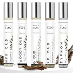 EM5 BEST OF OUD FRAGRANCES Set of 5x12ml Perfume Spray for Men & Women Easy to Carry, Pocket Size