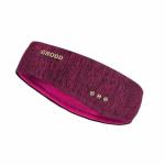 GRODD Wireless Bluetooth Headband Sports Headband, Ultra Thin IPX5 Waterproof HD Sound Bluetooth V 5.2 Headphones 15 hours playback 100 hours standby Reflective logo Ideal for sleeping, Meditation, Workout, Running, Gym, Yoga, Air Travel (Amaranth Purple)