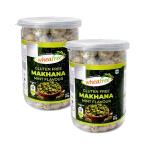 Wheafree Gluten Free Makhana - Mint Flavour | Roasted not Fried | No Trans Fat | No Cholesterol | Pack of 2 (50g Each)
