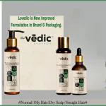 Vedic Customized Hair Fall Control Regimen for Dry Hair - Dry Scalp & Straight Hair - Customized Ayurvedic Hair Care Regimen - 3 Product Kit - Anti Hair Fall Oil Lotus + Licorice - Anti-Hairfall Shampoo For Dry Hair - Vithan Pro Hair Growth Serum