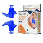 DALUCI 1 Pair Hot Waterproof Swimming Professional Silicone Swim Earplugs - Blue