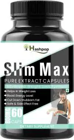 Hashpop Slim Maxx Capsules Weight Loss Supplement Natural And Safe Veg - 800Mg - 60 Cap