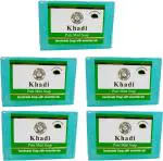 Khadi Herbal Mint Bath Soap, 125 Gm Each (Pack Of 5)
