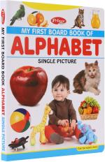 AP SINHA My First Board Book Of Alphabet Single Picture|Smart Books For Smart Kids (Yellow)