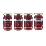 Bhuira|All Natural Jam Strawberry Preserve|No Added Sugar|No Added preservatives |No Artifical Color Added |240 g|Pack of 4