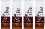 Pure & Sure Organic Filter Coffee Powder Smooth | Ground Coffee | Pure & Sure South Indian Filter Coffee Powder | Fresh Coffee 200g x Pack of 4