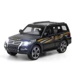 KTRS ENTERPRISE 1:32 for Mitsubishi Pajero SUV Alloy Model Diecasts Metal Car Simulation Sound Light Toy Decoration Gift Replica Cars