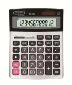 Bambalio 12 Digits Electronic Calculator | Model - BL-800 | Big Display & Metallic Panel | 3 Years Warranty