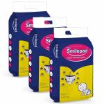 Smilepad Baby Diaper Pant Style Large Size ( L ) 9 to 14 kg Rash Free Pack of 3 - (150 Diapers)