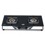 Hornbills Premium PNG Stainless Steel Square Pan Support Manual 2 Burner Gas Stove