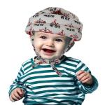 Pseudo Protective Head Adjustable Baby Safety, Baby Safety Products, Baby Head Protector Cushion Toddler Backpack Head Protective (White)