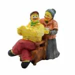 pujaNpujari Dada Dadi Couple Showpiece for Gifts / Grand Parents Showpiece Valentine Gift, Standard