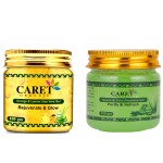 Caret Organic Vitamin C, Aloevera Gel (100g) AND Neem, Tulsi & Alovera Gel (100g)- Pack of 2