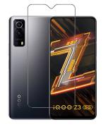 Ecmered Transparent Tempered Glass Full Screen Coverage Screen Protector With Bubble Proof Technology For Iqoo Z3 5G