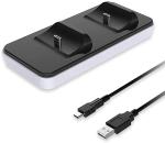 Tcos Tech Ps5 Controller Charging Dock Station Dual Charger Stand And Type-C Usb Cable