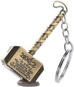 Blue Aura Trendy Trotters Multicolor Metal Thor Key Chain