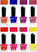 OUR Beauty Multicolor High Quality Quick Dry Long Lasting Hd Colors Nail Polish 2Feb35, 64 ml (Set Of 8)