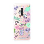 Emble Label Squad Goals Sticker Soft Silicone Case For Oppo Reno 2 ( TPU | Soft , Oppo Reno 2 | Multicolor )