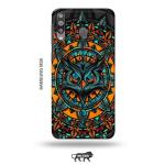 Tweakymod Printed Angry Owl Back Cover For Samsung M30